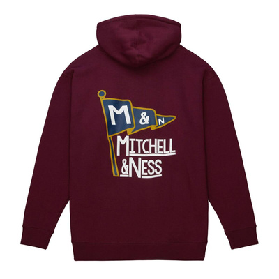 Bluza Mitchell & Ness Branded M&N Flag Hoodie purple