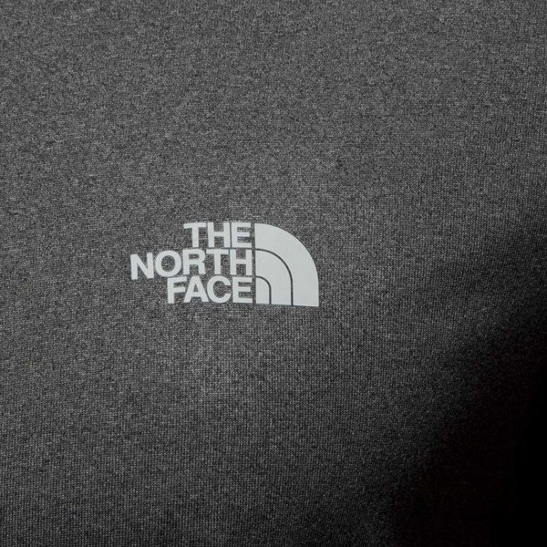 The North Face koszulka T-Shirt Reaxion Amp Crew dark grey heather T0CE0QDYZ