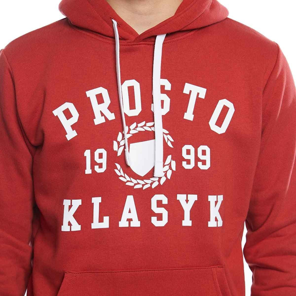 Bluza Prosto Klasyk Hoodie Akad bordo