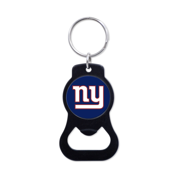 WinCraft NFL Black Bottle Opener Key Ring New York Giants
