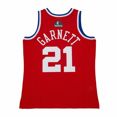 Koszulka Mitchell & Ness All Star West #21 Kevin Garnett Swingman Jersey czerwona