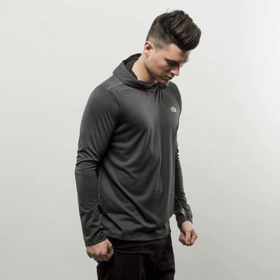 The North Face bluza Reactor Hoodie dark grey heather T92XL7FLC
