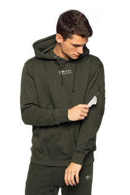 Bluza Alpha Industries Organics EMB Hoody khaki