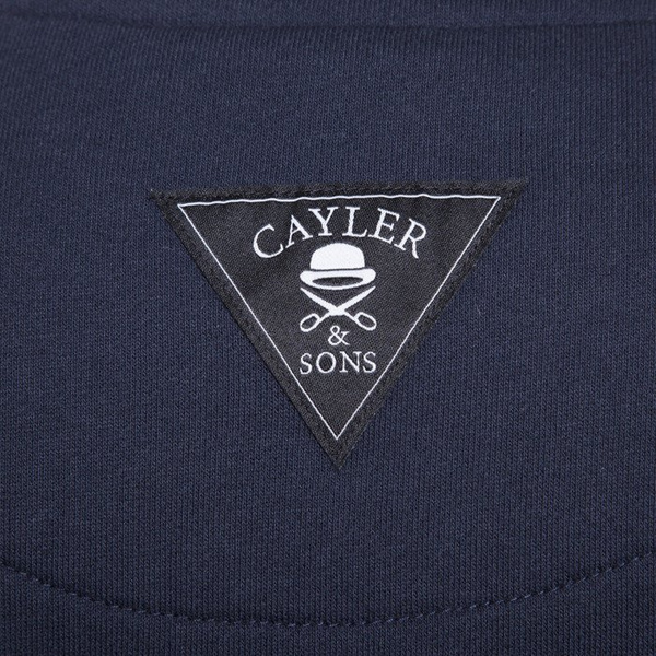Cayler & Sons bluza Roll Light Smoke crewneck deep navy / white / blue leaves