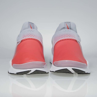 Sneakers buty Nike Sock Dart SE max orange / black - wolf grey 911404-800