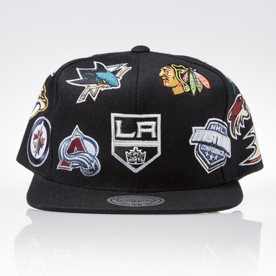 Mitchell & Ness cap snapback NHL Western black ALL OVER EU879