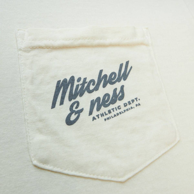 Koszulka Mitchell & Ness Branded M&N Graphic Pocket Tee cream