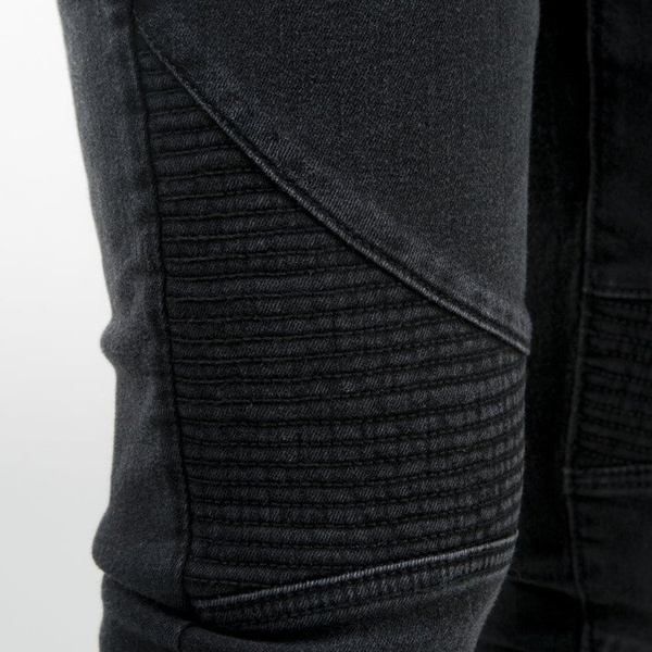 Urban Classics spodnie Slim Fit Biker Jeans black TB1436