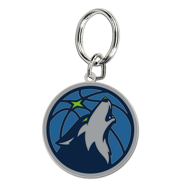 WinCraft NBA Cloisonne Key Ring Carded Minnesota Timberwolves