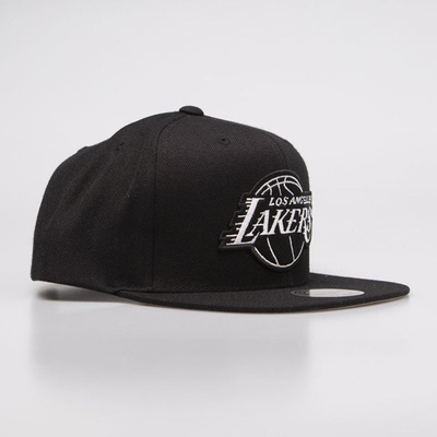 Mitchell & Ness cap snapback Los Angeles Lakers black / white Wool Solid Snapback