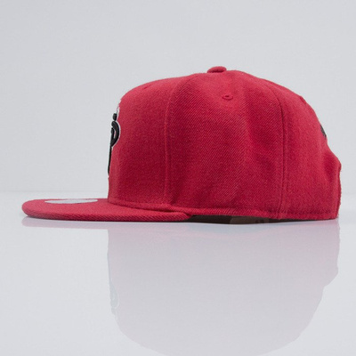 Mitchell & Ness cap snapback Miami Heat red Logo Series VE39Z