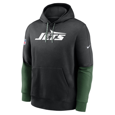 Bluza Nike Men's NFL New York Jets Nike Club Hoodie Team Issue black