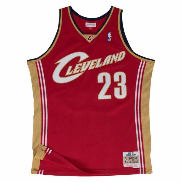 Koszulka Mitchell & Ness Cleveland Cavaliers #23 LeBron James Swingman Jersey czerwona