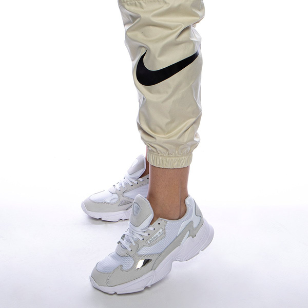 Spodnie damskie Nike NSW Swoosh Pant WVN ecru