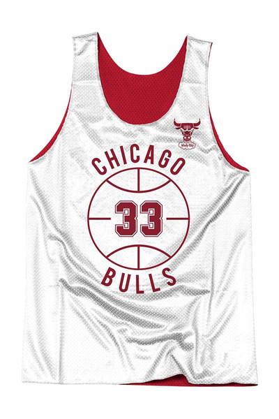 Koszulka Mitchell & Ness Chicago Bulls #33 Scottie Pippen Reversable Player Tank czerwona