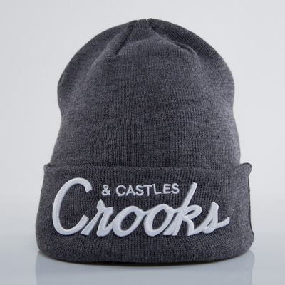 Crooks & Castles czapka zimowa Team Crooks speckle black