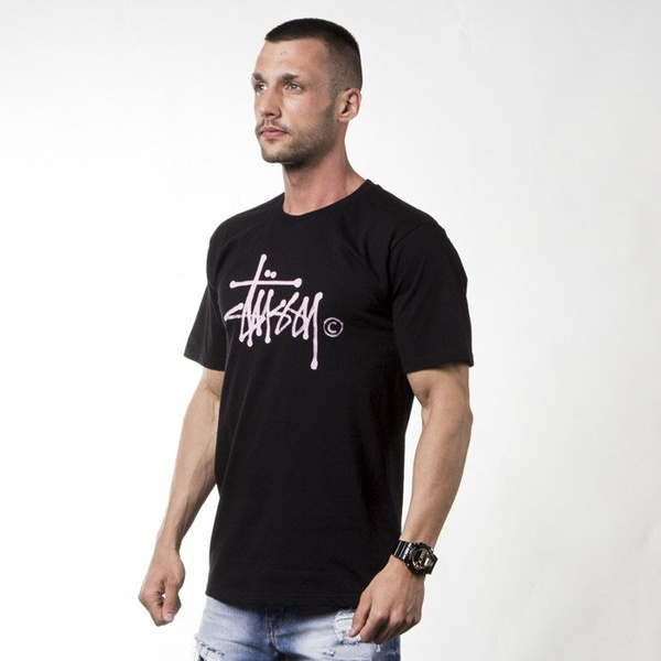 Stussy t-shirt koszulka Water Stock black