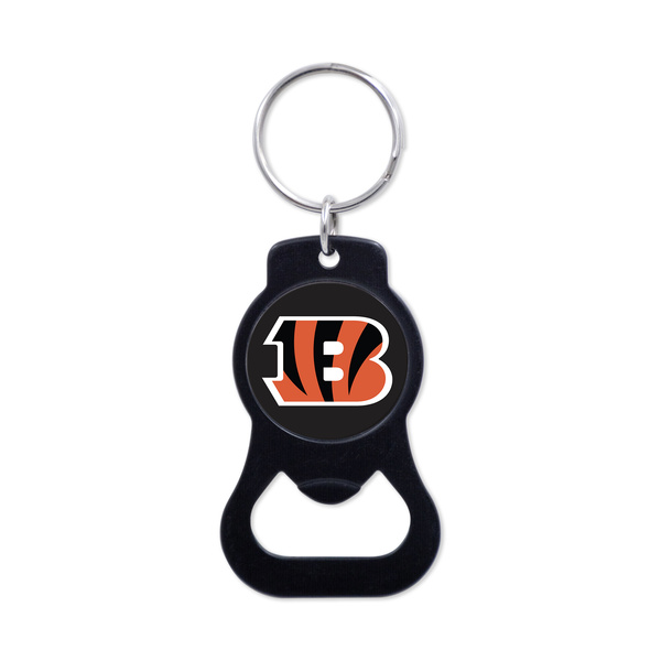 WinCraft NFL Black Bottle Opener Key Ring Cincinatti Bengals