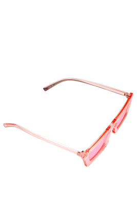 Jeepers Peepers Baby Pink Retro Narrow Rectangle Frames Sunglasses