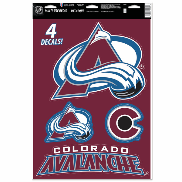 WinCraft NHL Multi-Use Decal 11x17 Colorado Avalanche