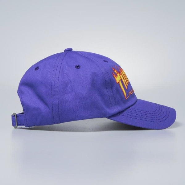 Czapka Thrasher Strapback Flame Old Timer Hat purple