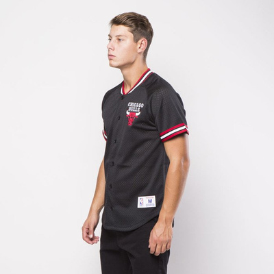 Mitchell & Ness jersey Chicago Bulls black Seasoned Pro Mesh Button Front