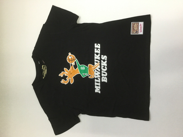 Koszulka Mitchell & Ness Milwaukee Bucks Team Logo Tee czarna