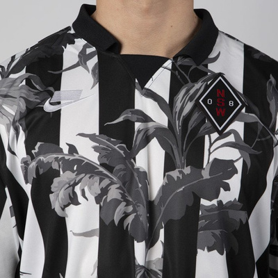 Koszulka Nike NSW SS Stripe Top black / white