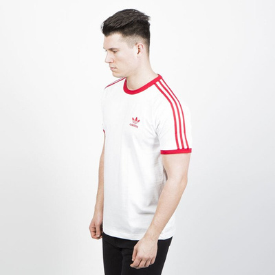 T-shirt  Adidas Originals 3-Stripes Tee white / power red