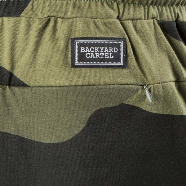 Szorty Backyard Cartel Shorts Trigger khaki SS2018
