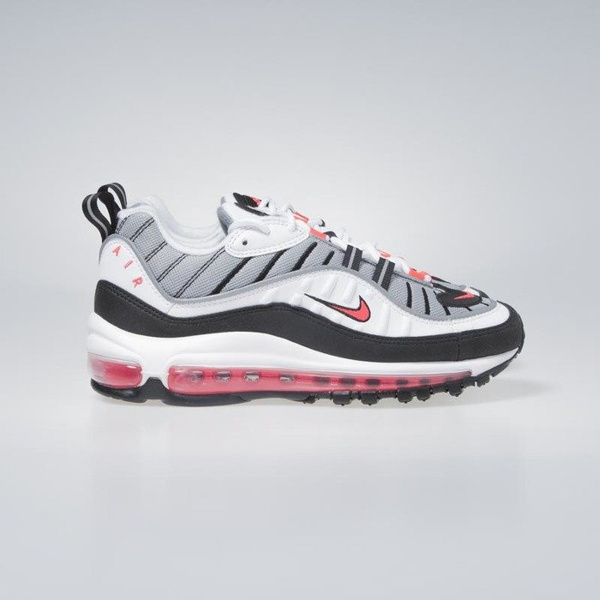 Sneakers buty damskie Nike Air Max 98 white/solar red-dust AH6799-104