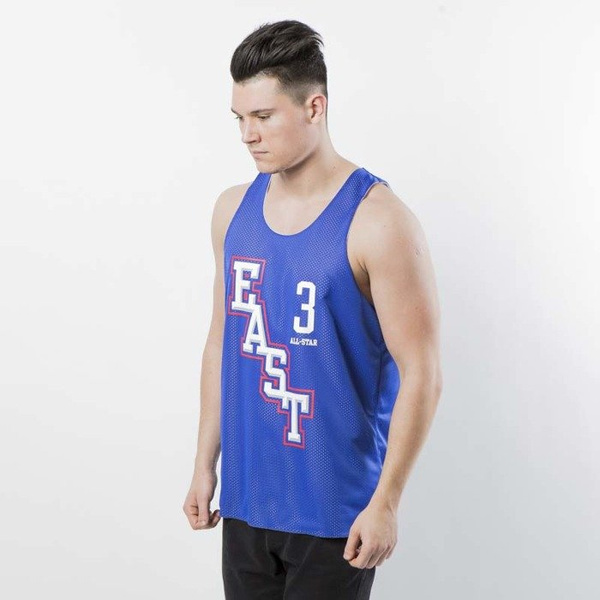 Koszulka dwustronna Mitchell & Ness Philadelphia 76ers Allen Iverson 2004 white / royal All Star Reversible