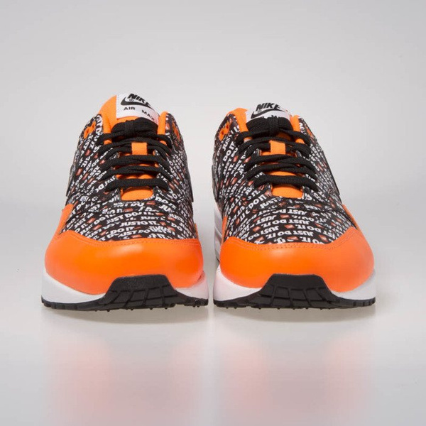 Sneakers buty Nike Air Max 1 Premium black/black-total orange-white (875844-008)