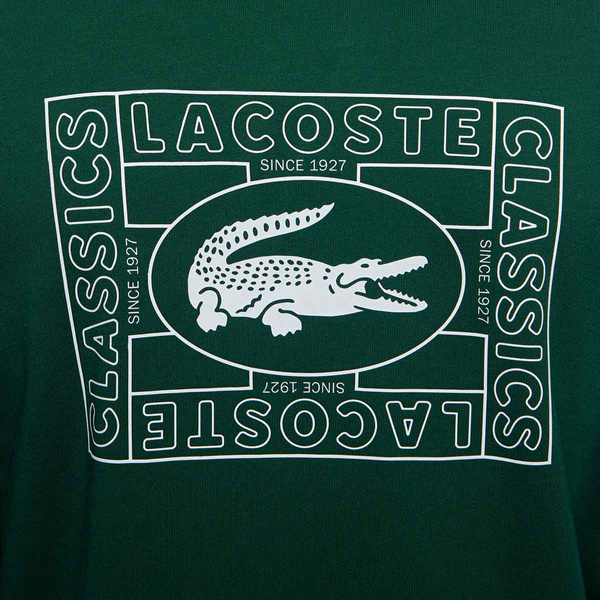 Bluza Lacoste Men's Cotton Fleece Hooded Sweatshirt zielona