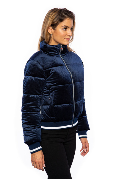 Damska kurtka Fila Women Tavi Puff Jacket granatowa