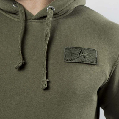 Alpha Industries Red Stripe Hoody dark green 178314/257