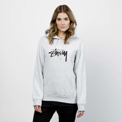 Bluza damska Stussy Stock Hood ash heather