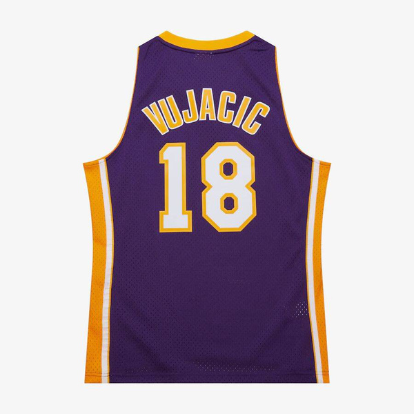 Koszulka Mitchell & Ness Los Angeles Lakers #18 Sasha Vujacic Dark Jersey purple