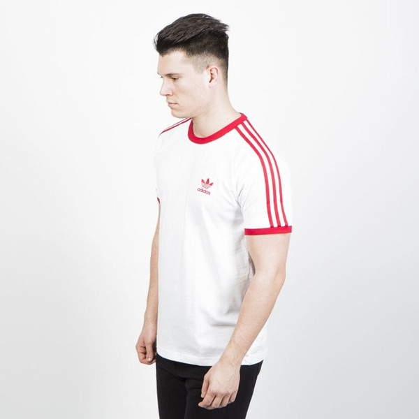 Koszulka Adidas Originals 3-Stripes Tee white / power red