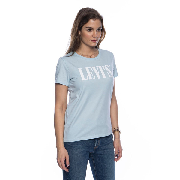 Koszulka damska Levi's The Perfect Tee 90s Serif ocean