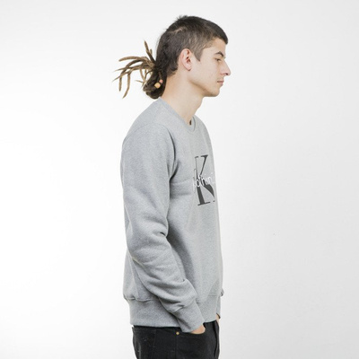 Koka bluza Crewneck CK heather grey