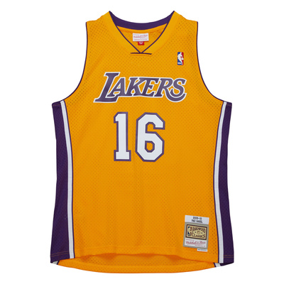 Koszulka Mitchell & Ness Los Angeles Lakers #16 Pau Gasol Gold Jersey gold