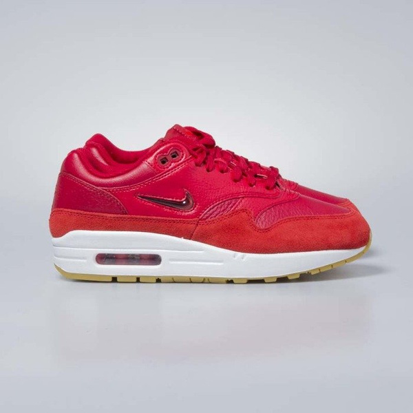 Sneakers buty damskie Nike Air Max 1 Premium SC gym red / gym red - speed red AA0512-602