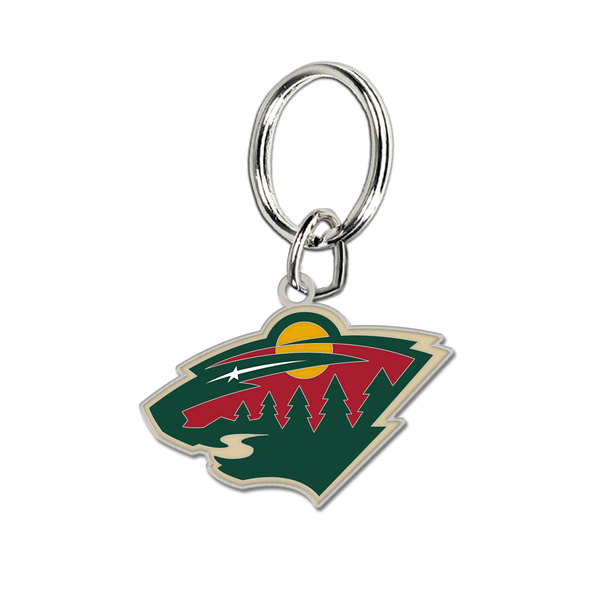 WinCraft NHL Cloisonne Key Ring Minnesota Wild Round