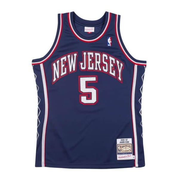 Koszulka Mitchell & Ness New Jersey Nets #5 Jason Kidd Swingman Jersey granatowa