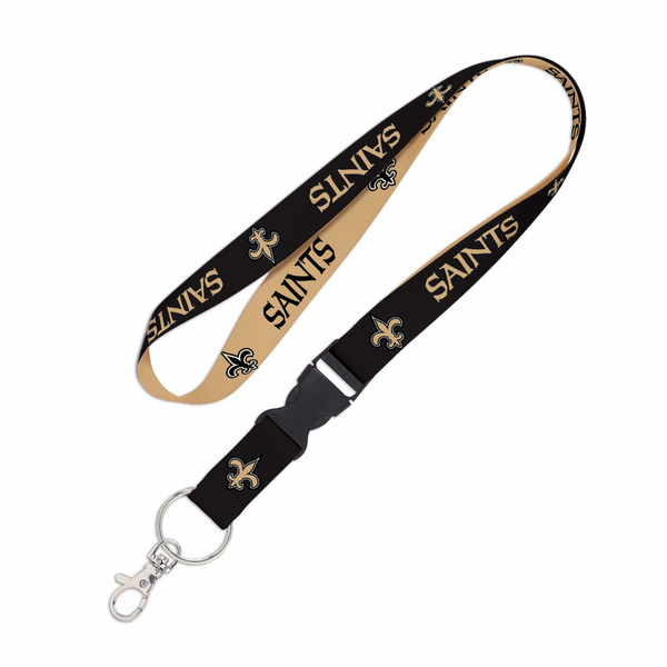 Smycz WinCraft NFL Lanyard w/detachable buckle 1" New Orleans Saints