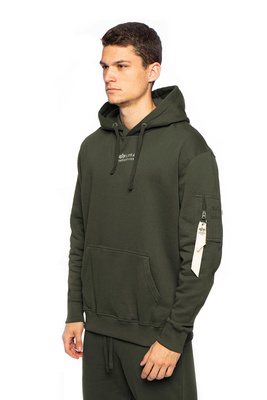 Bluza Alpha Industries Organics EMB Hoody khaki