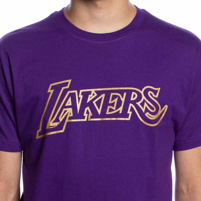 Koszulka Mitchell & Ness Los Angeles Lakers fioletowa Midas Tee