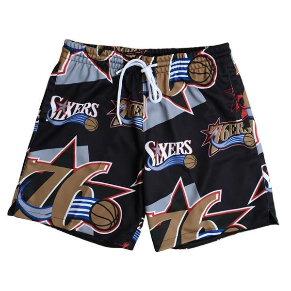 Mitchell & Ness shorts Philadelphia 76ers Sublimated Shorts black