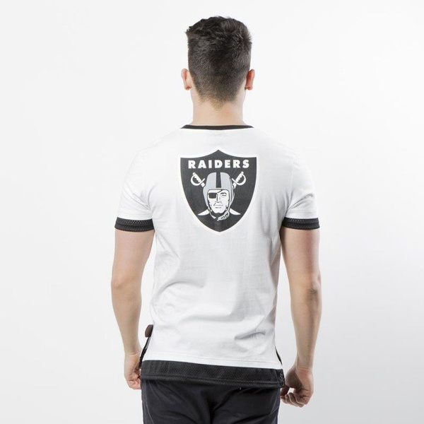 Koszulka Majestic Athletic Oakland Raiders Cotton / Mesh Mock Layer T-shirt white MOR3788WB